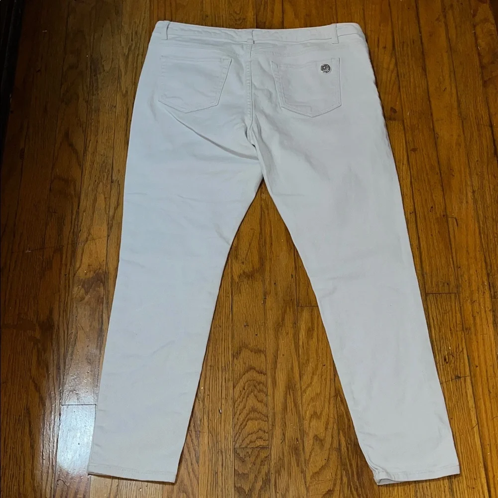 Michael Kors Light Gray Skinny Jeans Size 10